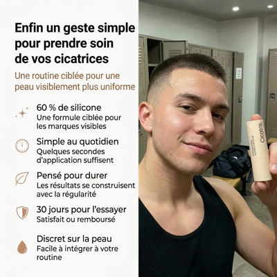 Stick Cicatris™ – Pour une peau visiblement plus lisse