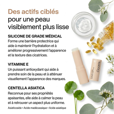 Stick Cicatris™ – Pour une peau visiblement plus lisse